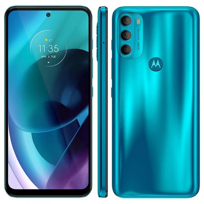 Celular Motorola Moto G71 5G Verde 128GB, 6GB RAM, Tela de 6.4”, NFC, Câmera Traseira Tripla de 50MP, Android 11 e Processador Snapdragon 695 Octa Core